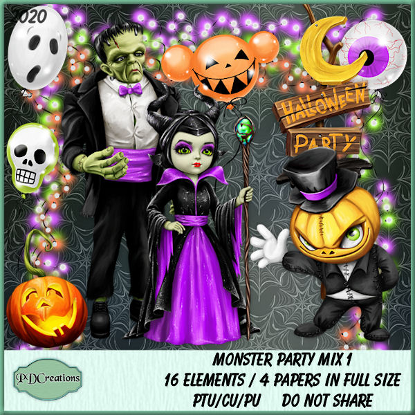 Monster Party Mix 1 - Click Image to Close