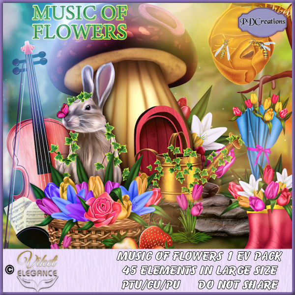 Music Of Flowers 1 EV Pack - Click Image to Close