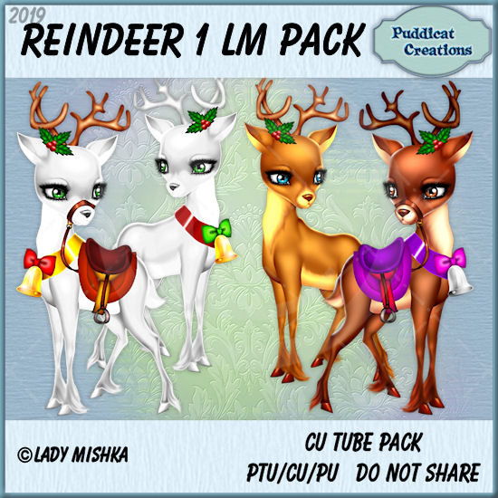 Reindeer 1 LM Pack - Click Image to Close