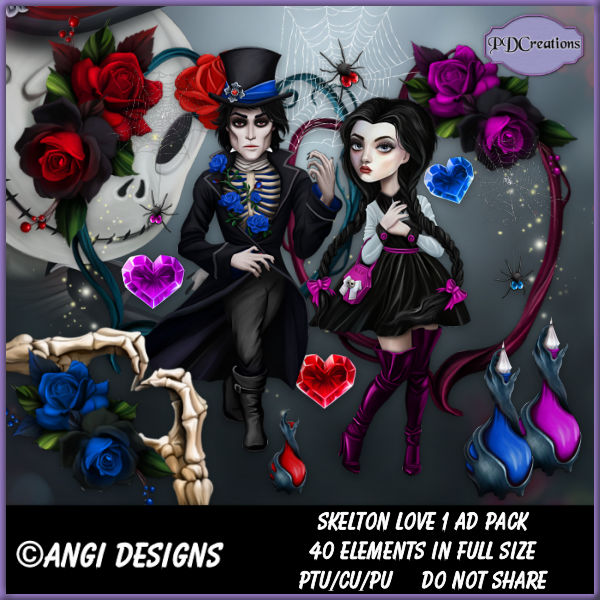 Skelton Love 1 AD Pack - Click Image to Close