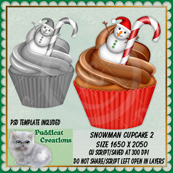 Snowman Cupcake 2 Script - Click Image to Close