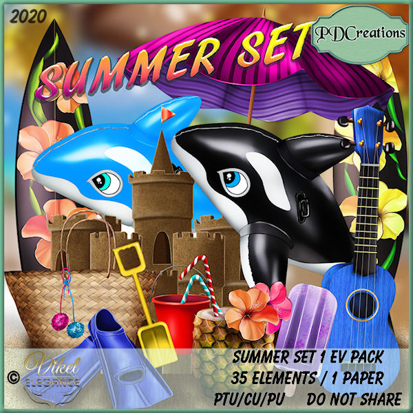 Summer Set 1 EV Pack - Click Image to Close