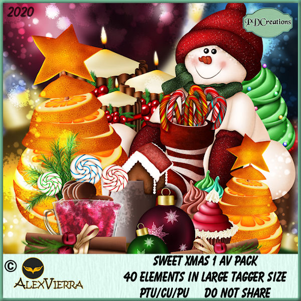 Sweet Xmas 1 AV Pack - Click Image to Close