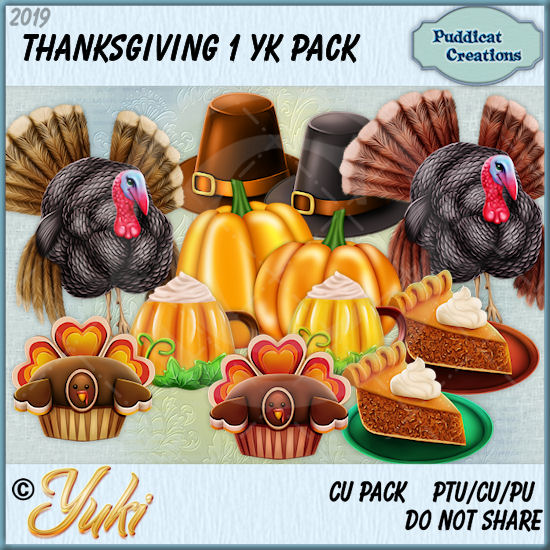 Thanksgiving 1 YK Pack - Click Image to Close