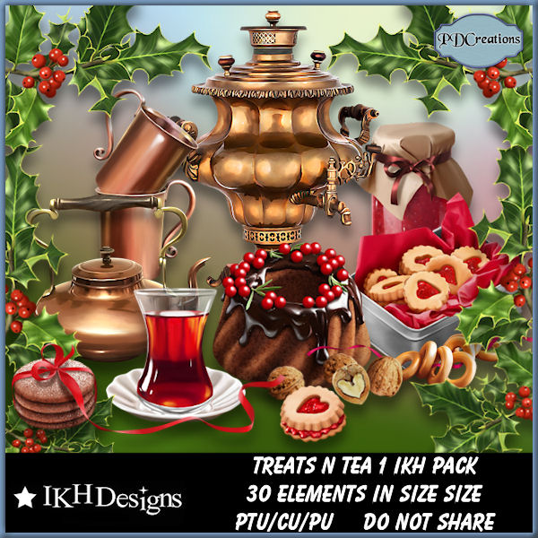 Treats n Tea 1 IKH Pack - Click Image to Close