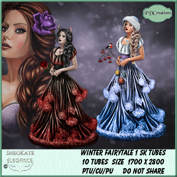 Winter Fairytale 1 SK Tubes - Click Image to Close