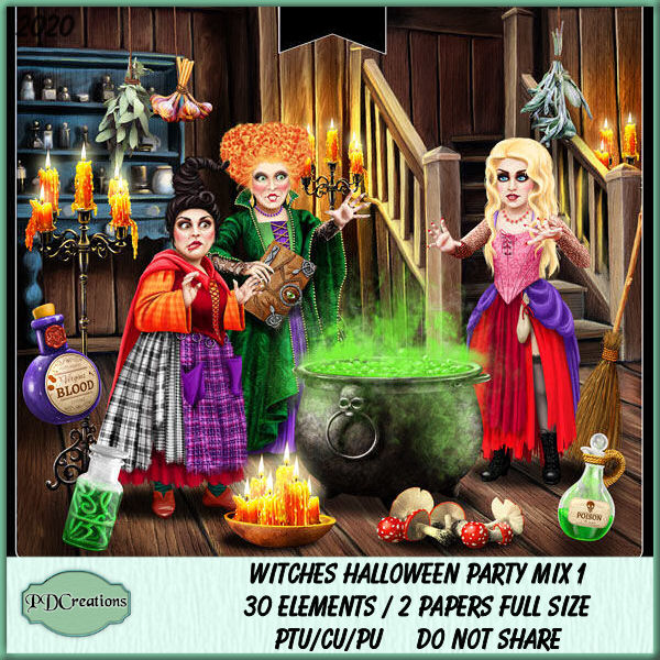 Witches Halloween Party Mix 1 - Click Image to Close