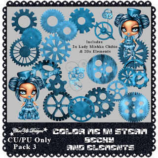 Color Me In Steam CU/PU Becky & Elements Pack 3