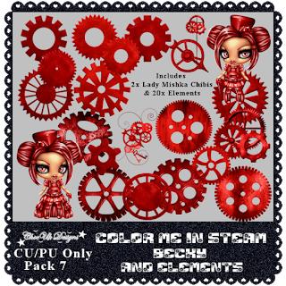 Color Me In Steam CU/PU Becky & Elements Pack 7