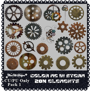 Color Me In Steam CU/PU Elements Pack 1