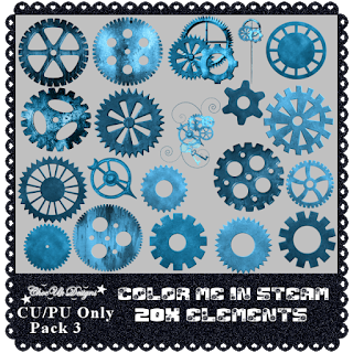 Color Me In Steam CU/PU Elements Pack 3