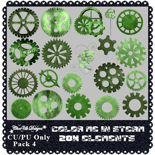 Color Me In Steam CU/PU Elements Pack 4