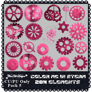 Color Me In Steam CU/PU Elements Pack 5