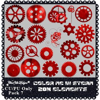 Color Me In Steam CU/PU Elements Pack 7