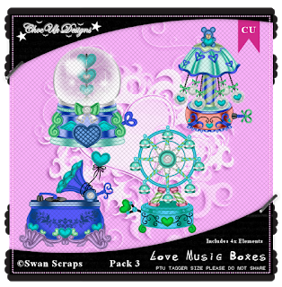 Love Music Boxes CU/PU Pack 3