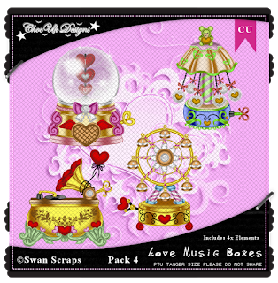 Love Music Boxes CU/PU Pack 4