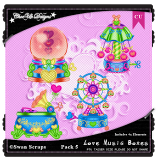 Love Music Boxes CU/PU Pack 5