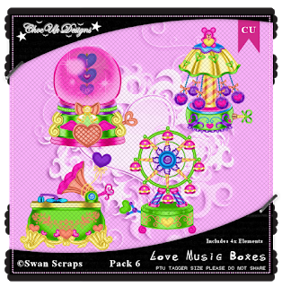 Love Music Boxes CU/PU Pack 6