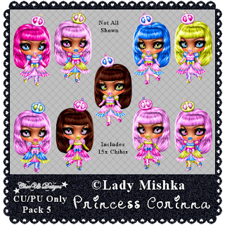 Princess Corinna CU/PU Pack 5 - Click Image to Close