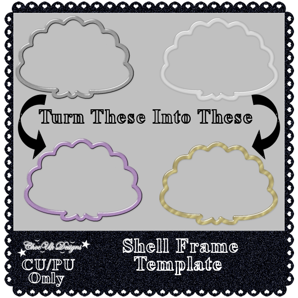 Shell Frame Template CU/PU - Click Image to Close