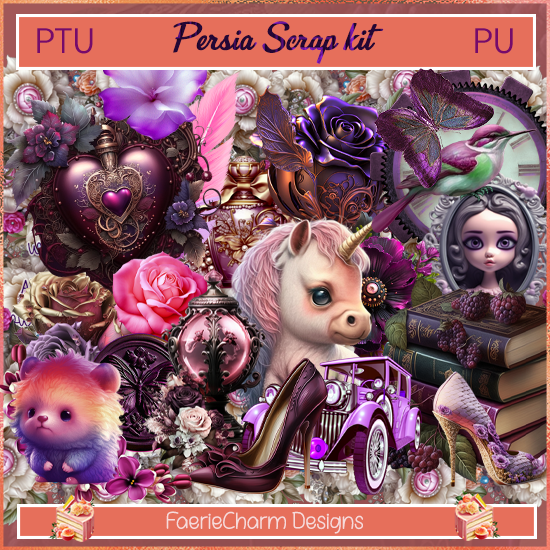 FCD-Persia Match-Scrap Kit - Click Image to Close