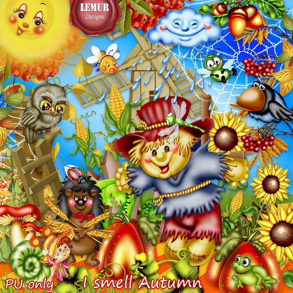 I smell Autumn Kit by Lemur Designs - Click Image to Close