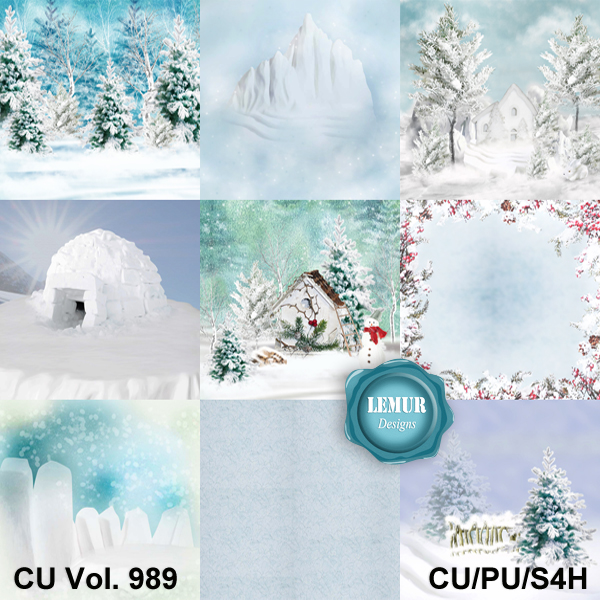 CU Vol. 989 Winter Papers by Lemur Designs - Click Image to Close