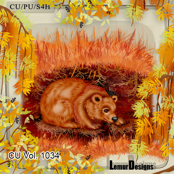 CU Vol. 1034 Bear nature by Lemur Designs - Click Image to Close