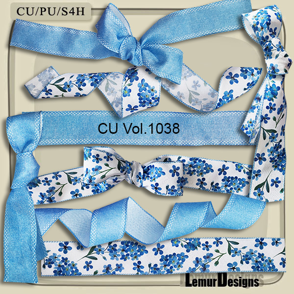 CU Vol. 1038 Ribbons by Lemur Designs - Click Image to Close