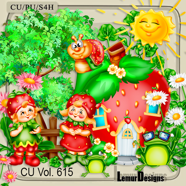 CU Vol. 615 Strawberry Mix - Click Image to Close