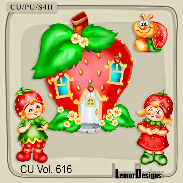 CU Vol. 616 Strawberry Mix - Click Image to Close