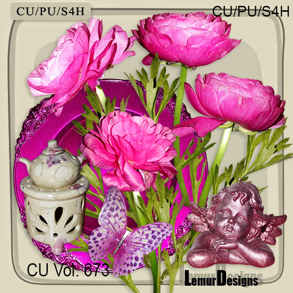 CU Vol. 673 Flowers Mix - Click Image to Close