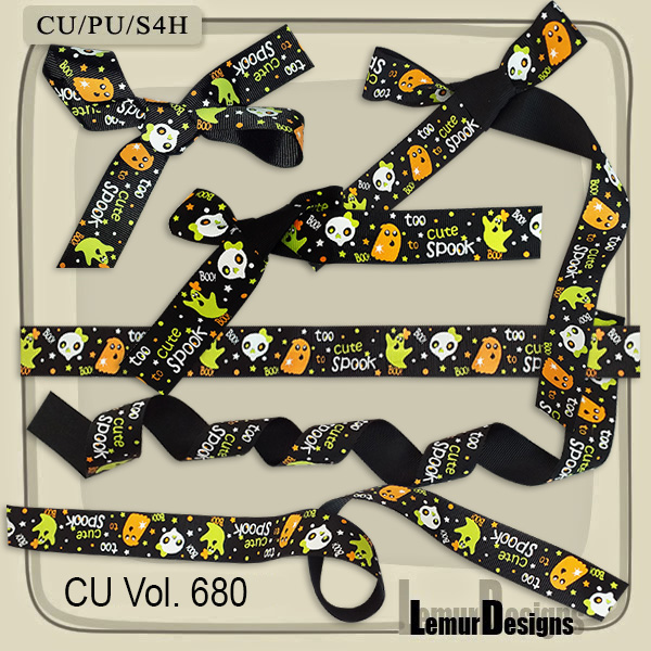 CU Vol. 680 Ribbons Halloween - Click Image to Close