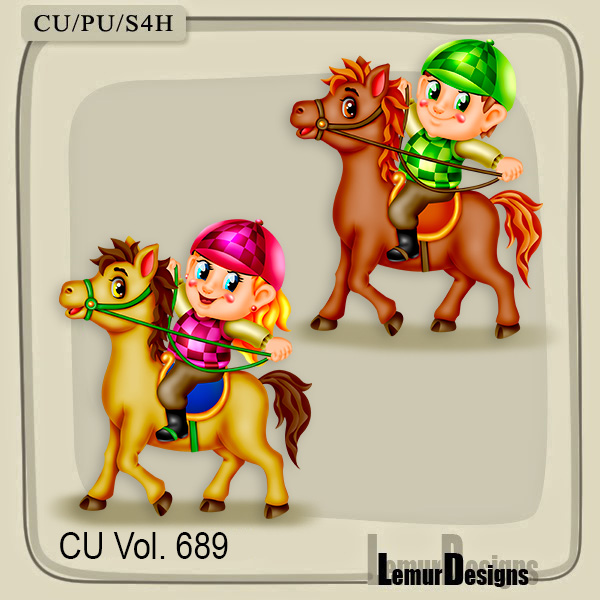 CU Vol. 689 Horse Pony - Click Image to Close