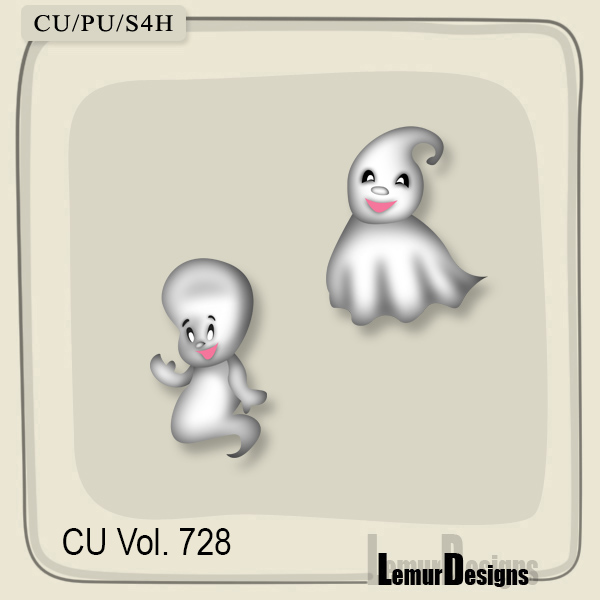 CU Vol. 728 Halloween ghost - Click Image to Close