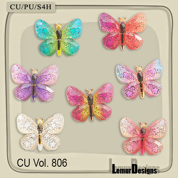 CU Vol. 806 Butterfly - Click Image to Close