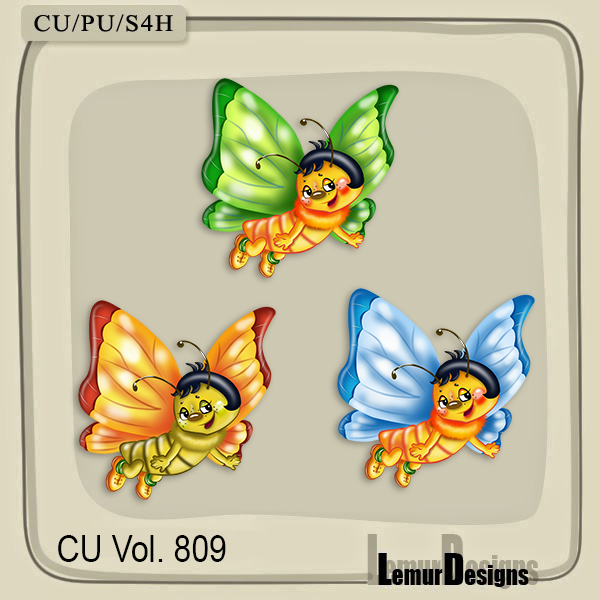 CU Vol. 809 Butterfly - Click Image to Close