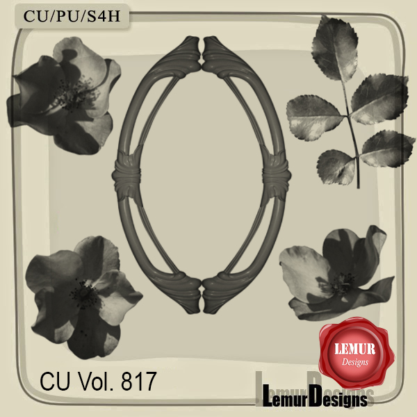 CU Vol. 817 Floral Brushes - Click Image to Close