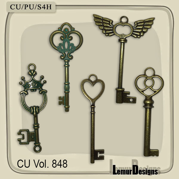 CU Vol. 848 Key by Lemur Designs - Click Image to Close