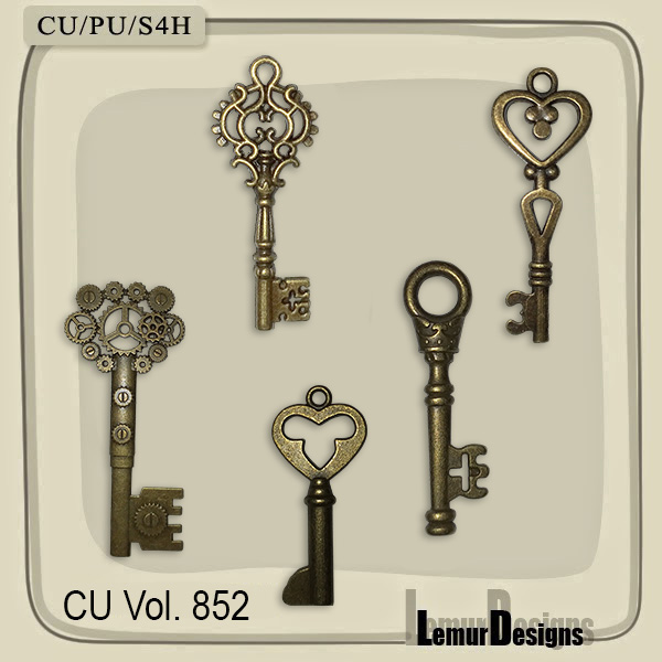 CU Vol. 852 Key by Lemur Designs - Click Image to Close