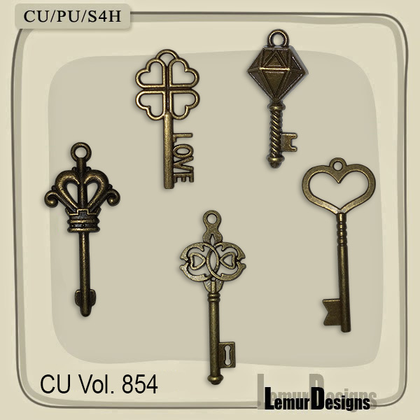 CU Vol. 854 Key by Lemur Designs - Click Image to Close