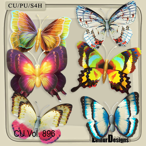 CU Vol. 896 Butterfly by Lemur Designs - Click Image to Close