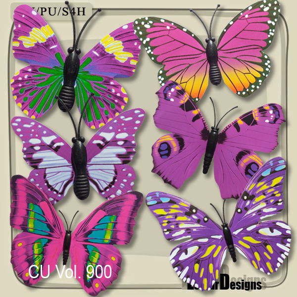 CU Vol. 900 Butterfly by Lemur Designs - Click Image to Close