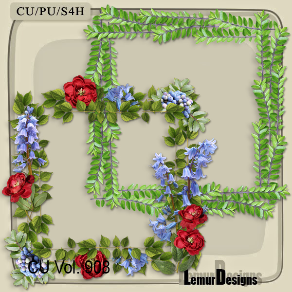 CU Vol. 908 Frames Clusters by Lemur Designs - Click Image to Close