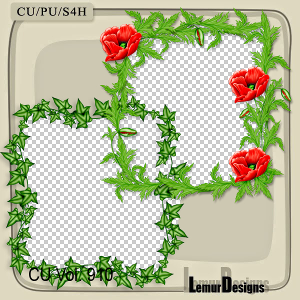 CU Vol. 910 Frames Clusters by Lemur Designs - Click Image to Close