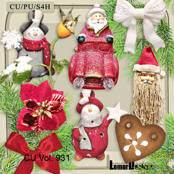 CU Vol. 931 Christmas by Lemur Designs - Click Image to Close