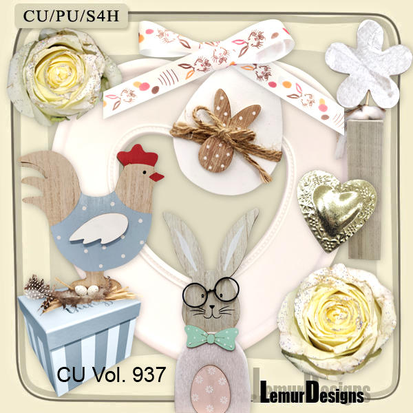 CU Vol. 937 Spring Easter by Lemur Designs - Click Image to Close