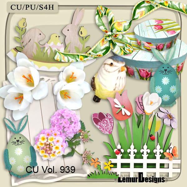 CU Vol. 939 Spring Easter by Lemur Designs - Click Image to Close