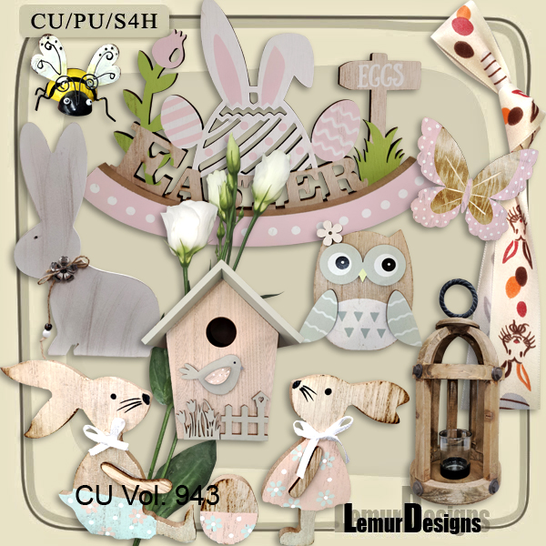 CU Vol. 943 Spring Easter by Lemur Designs - Click Image to Close