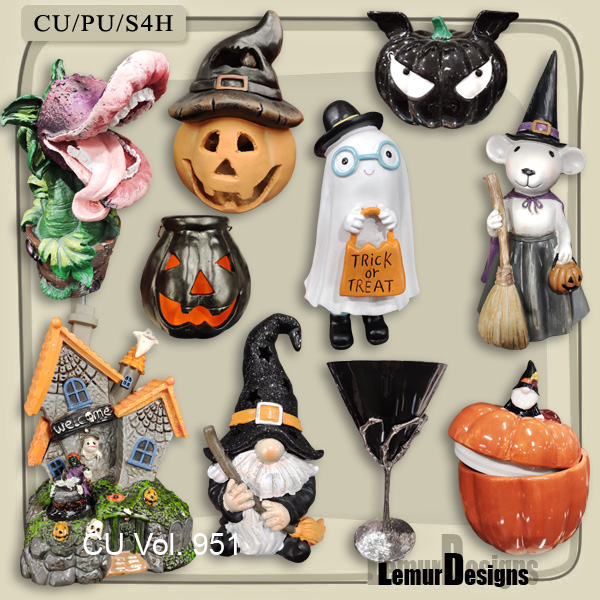 CU Vol. 951 Halloween by Lemur Designs - Click Image to Close